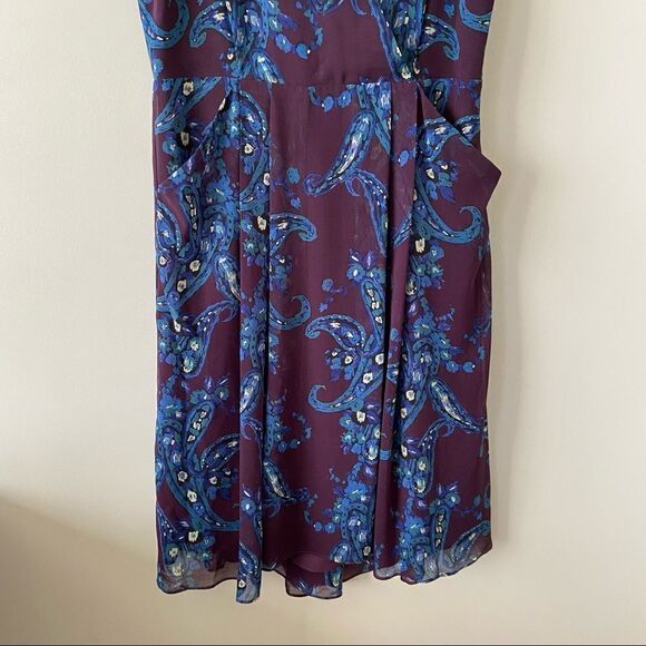Cabi-treasure paisley Floral Midi Dress (Size:6) - Picture 7 of 9